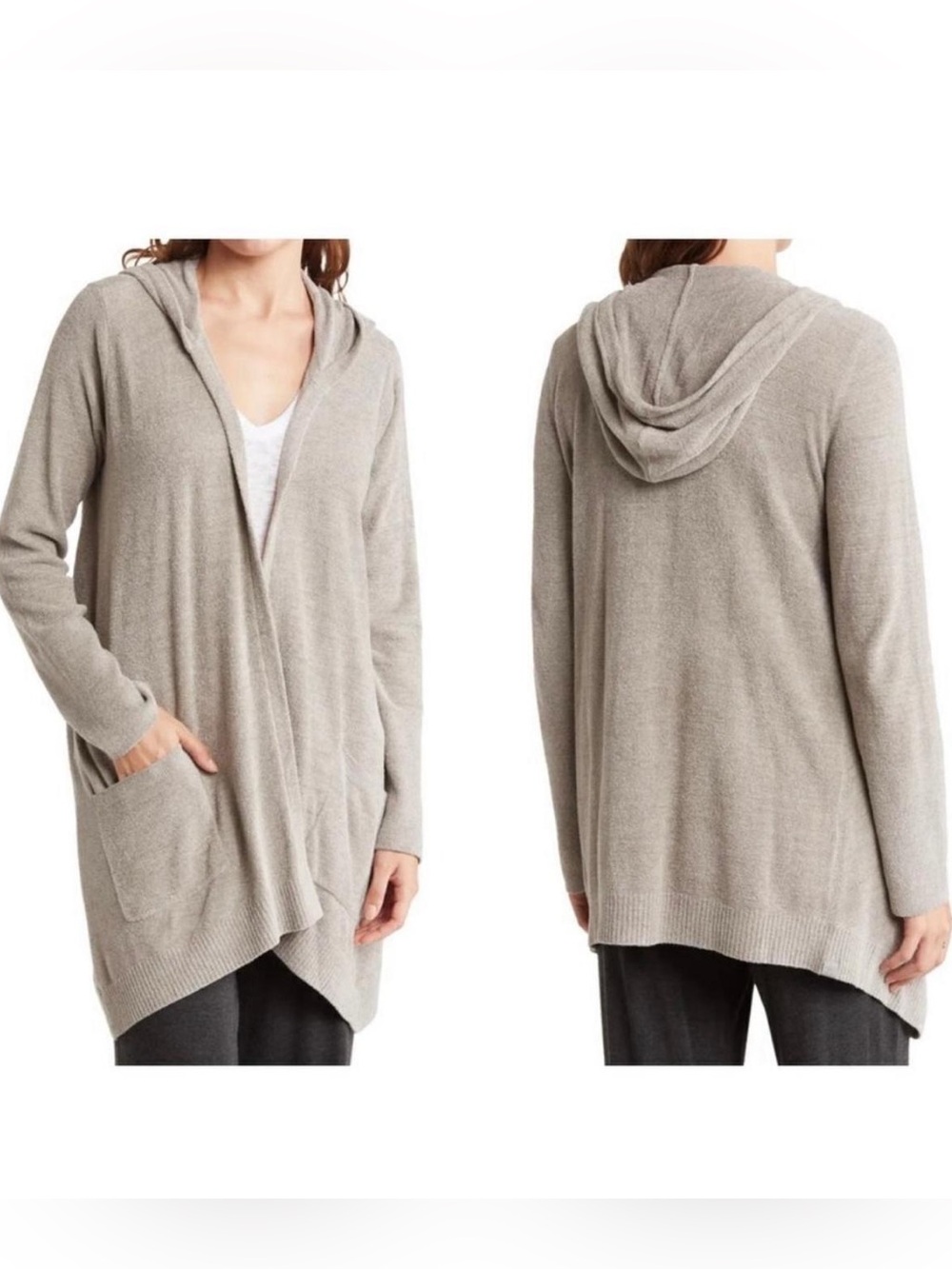 Barefoot Dreams CozyChic Ultra Lite Hooded Cardigan